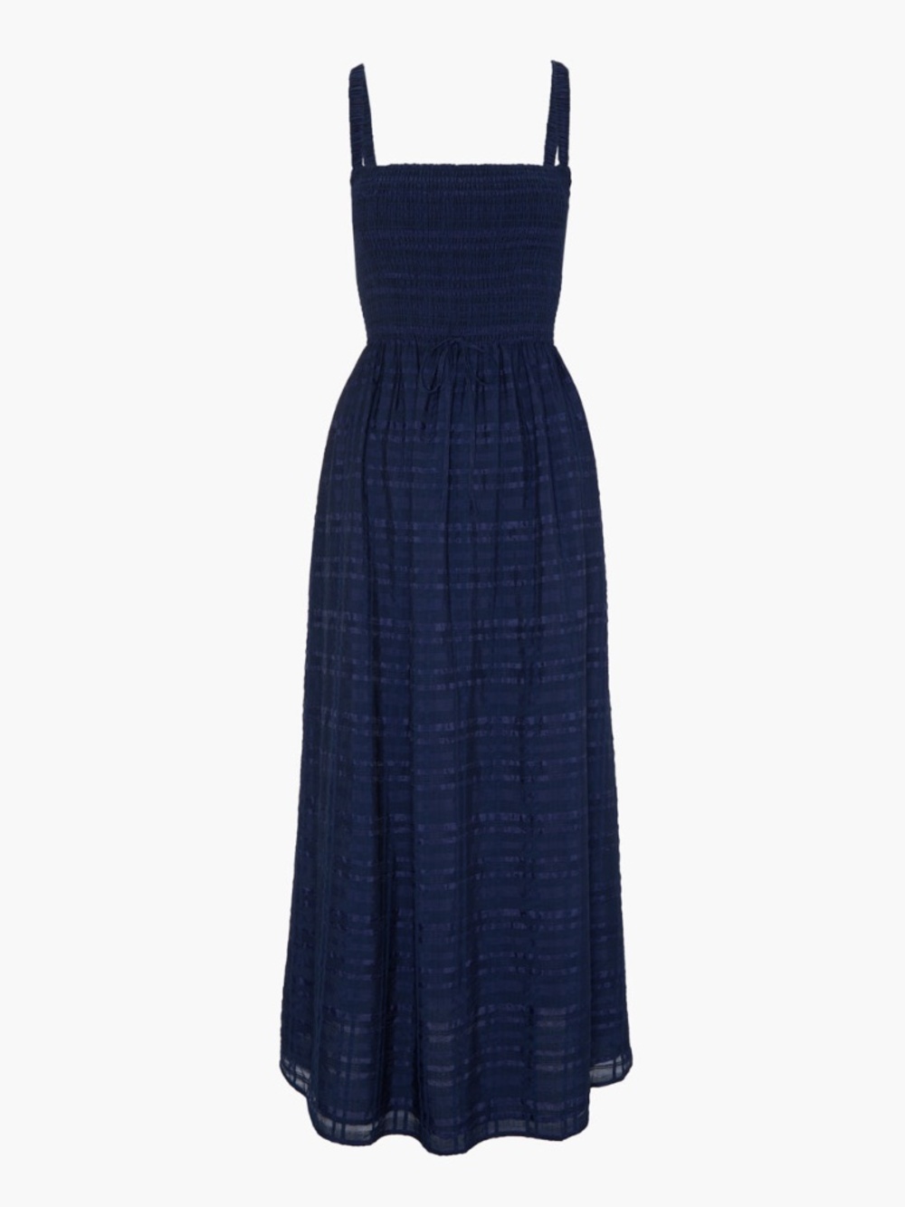 Hill House Home The Anita Nap Dress - Navy Sheer Plaid Size XLNavy Sheer Plaid / - Picture 1 of 3